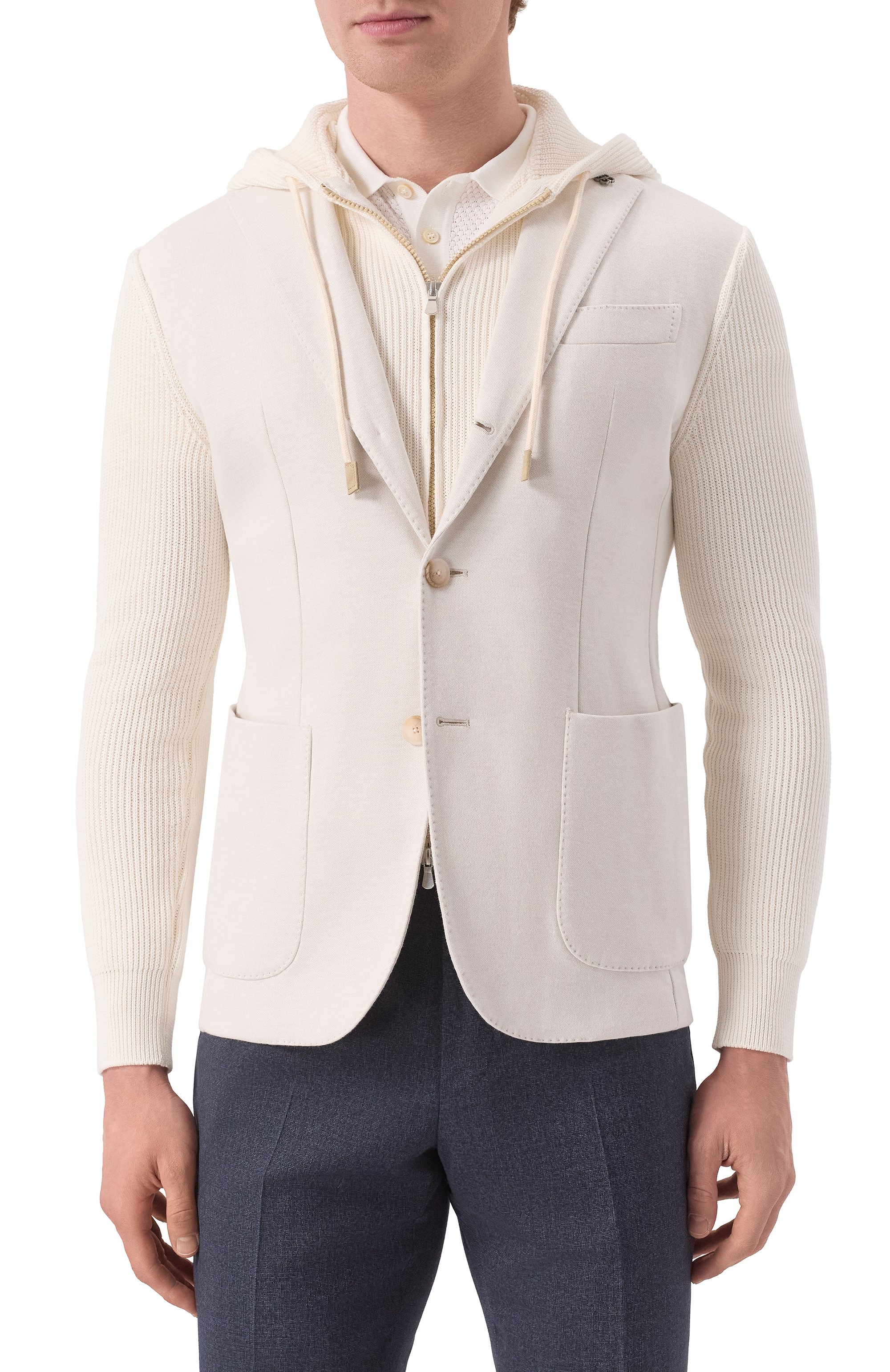 Хлопковый пиджак GRAN SASSO, арт. 23133/76012, фото 5