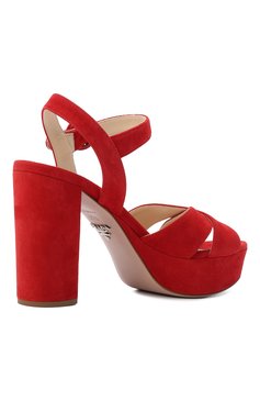 Замшевые босоножки PRADA, арт. 1XP63A-008-F0011, фото 3