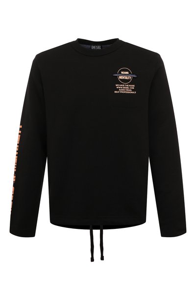 Хлопковый свитшот DIESEL, арт. A08560/0EJAB, фото 1