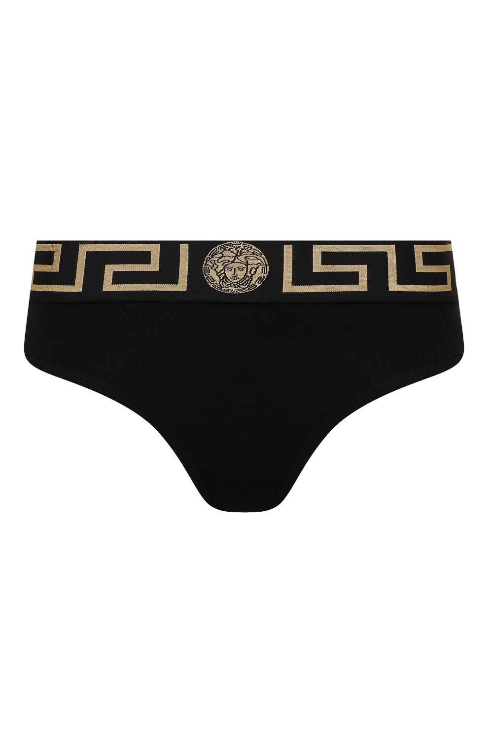 Трусы-слипы VERSACE черного цвета по цене 9950 руб., арт. 1001381/A232741, фото 1 Трусы-слипы VERSACE, арт. 1001381/A232741, фото 1