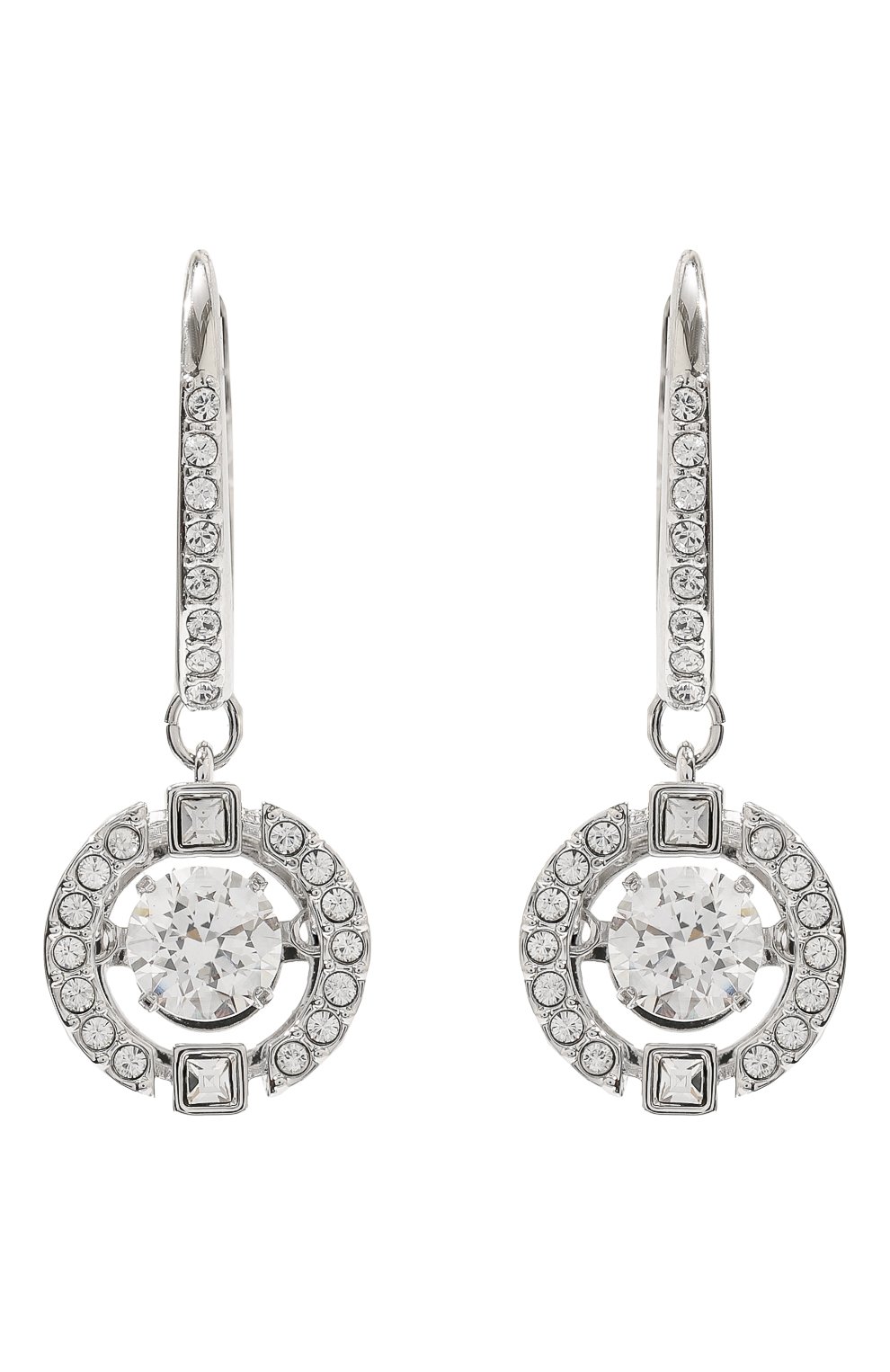 Серьги sparkling dance SWAROVSKI серебряного цвета по цене 21650 руб., арт. 5504652, фото 1 Серьги sparkling dance SWAROVSKI, арт. 5504652, фото 1