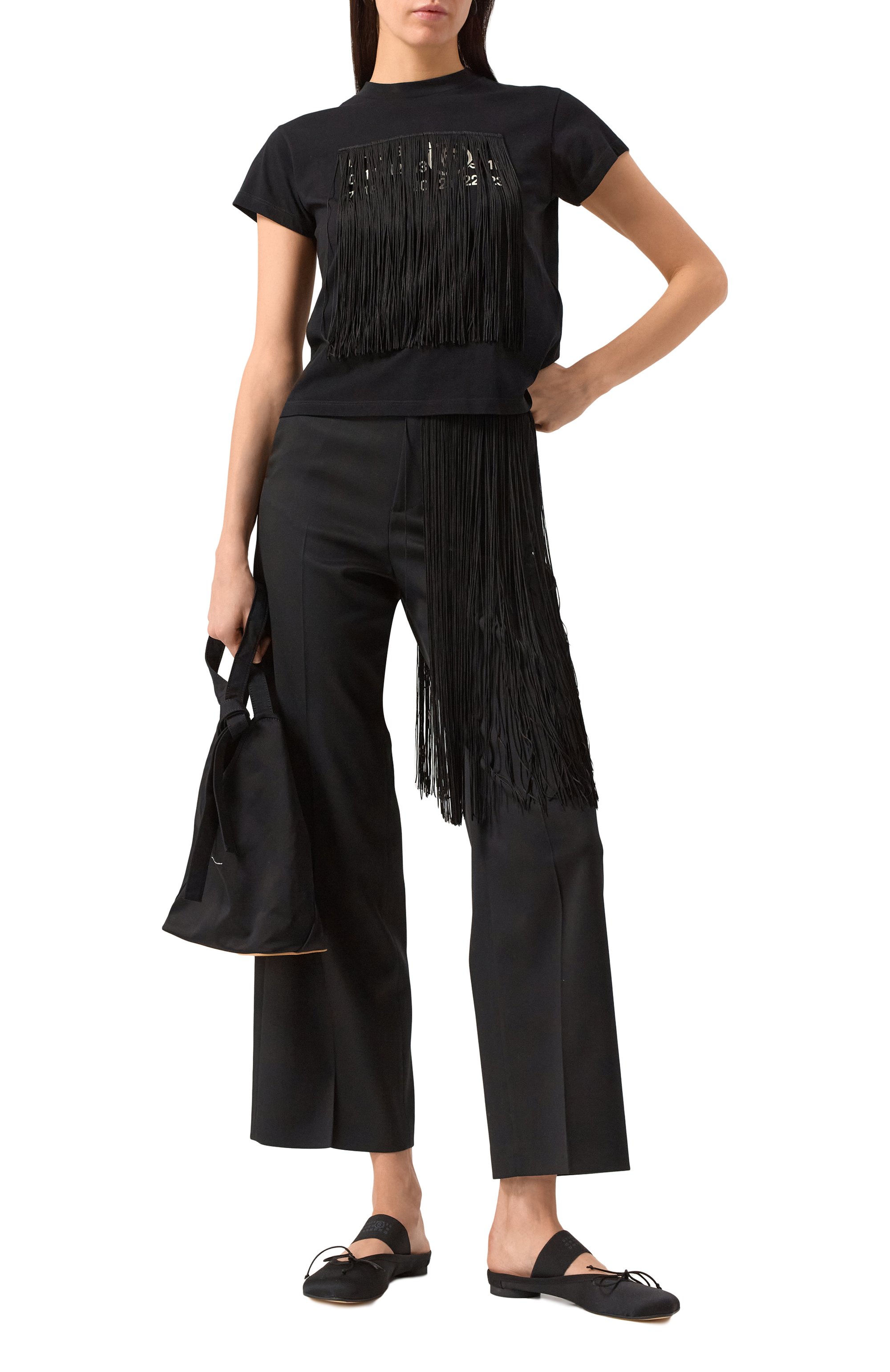 Текстильные сабо ballet MM6, арт. S59WX0074/P5560, фото 2