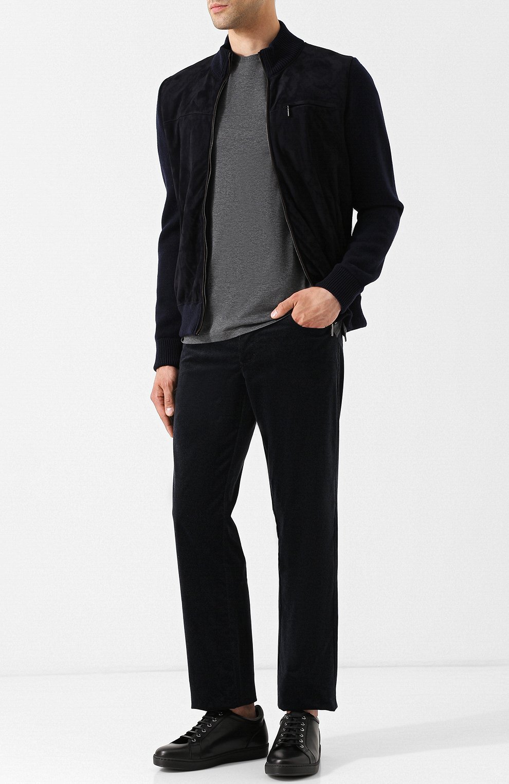 Кашемировый бомбер ZILLI, арт. MBQ-BL185-CLAS1/ML01, фото 2