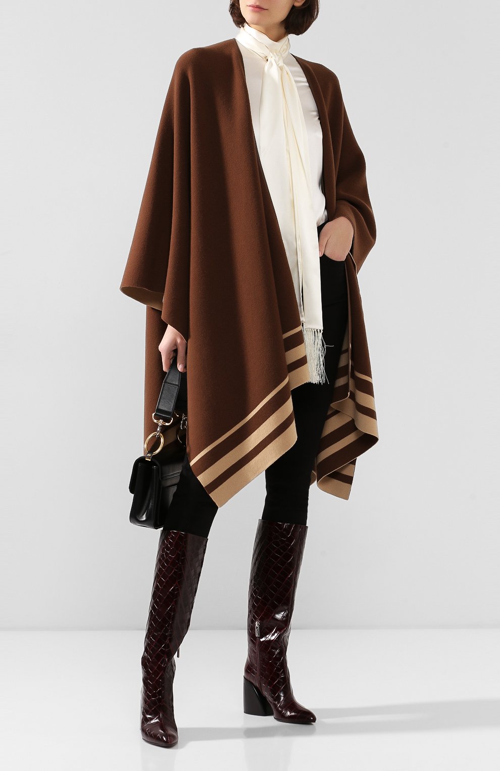 Пончо из смеси шерсти и кашемира RALPH LAUREN, арт. 290765680, фото 2