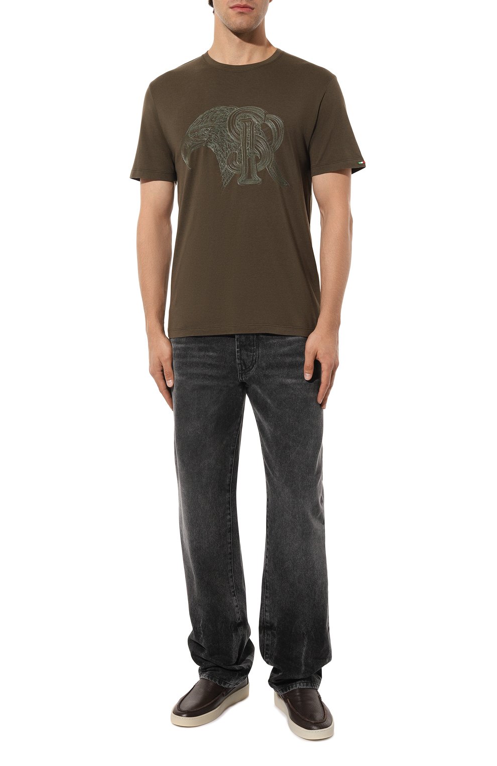 Хлопковая футболка STEFANO RICCI, арт. MNH3302610/803, фото 2