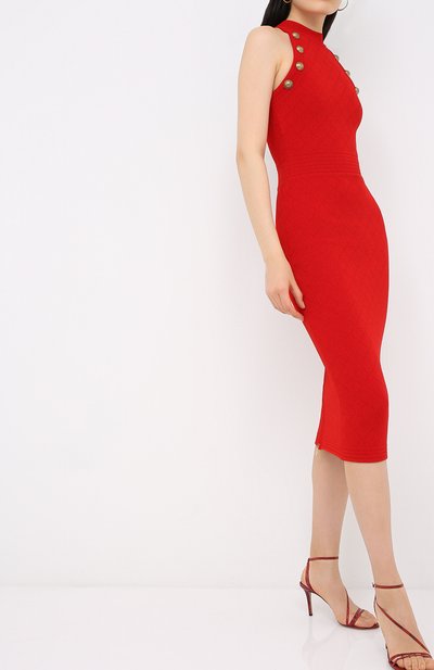 Платье из вискозы BALMAIN, арт. UF16534/K110, фото 3