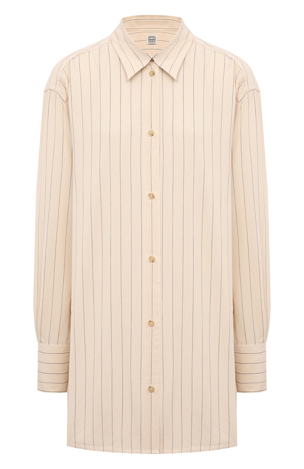 Рубашка из вискозы TOTEME, арт. 242-WRT1415-FB0112, фото 1