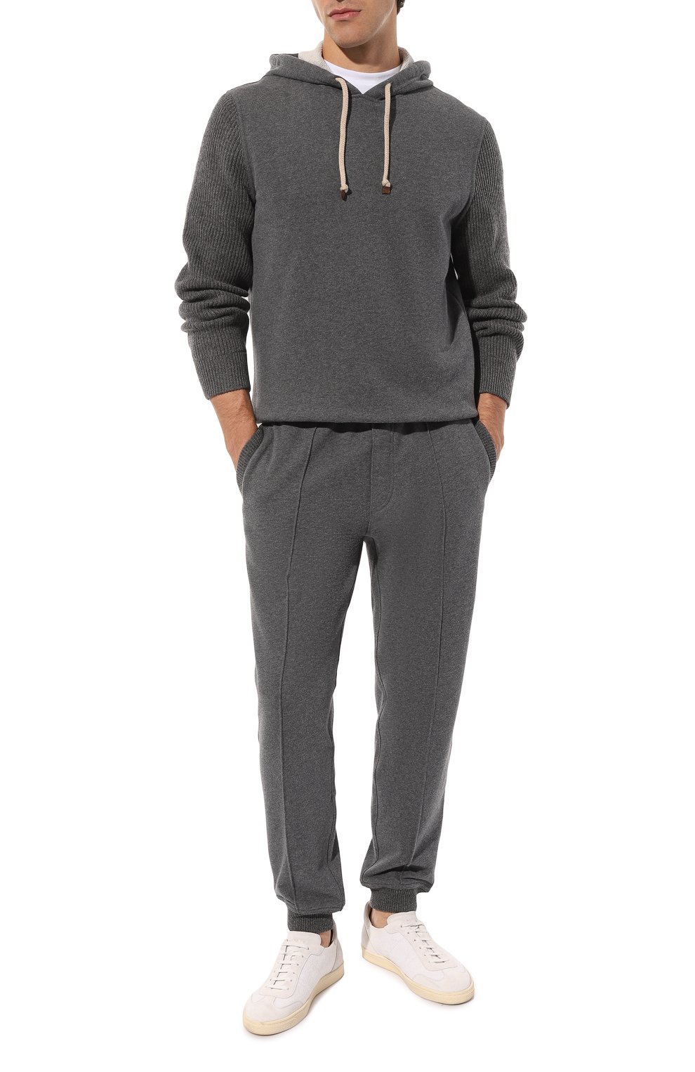 Хлопковое худи BRUNELLO CUCINELLI, арт. MTU23B2215, фото 2
