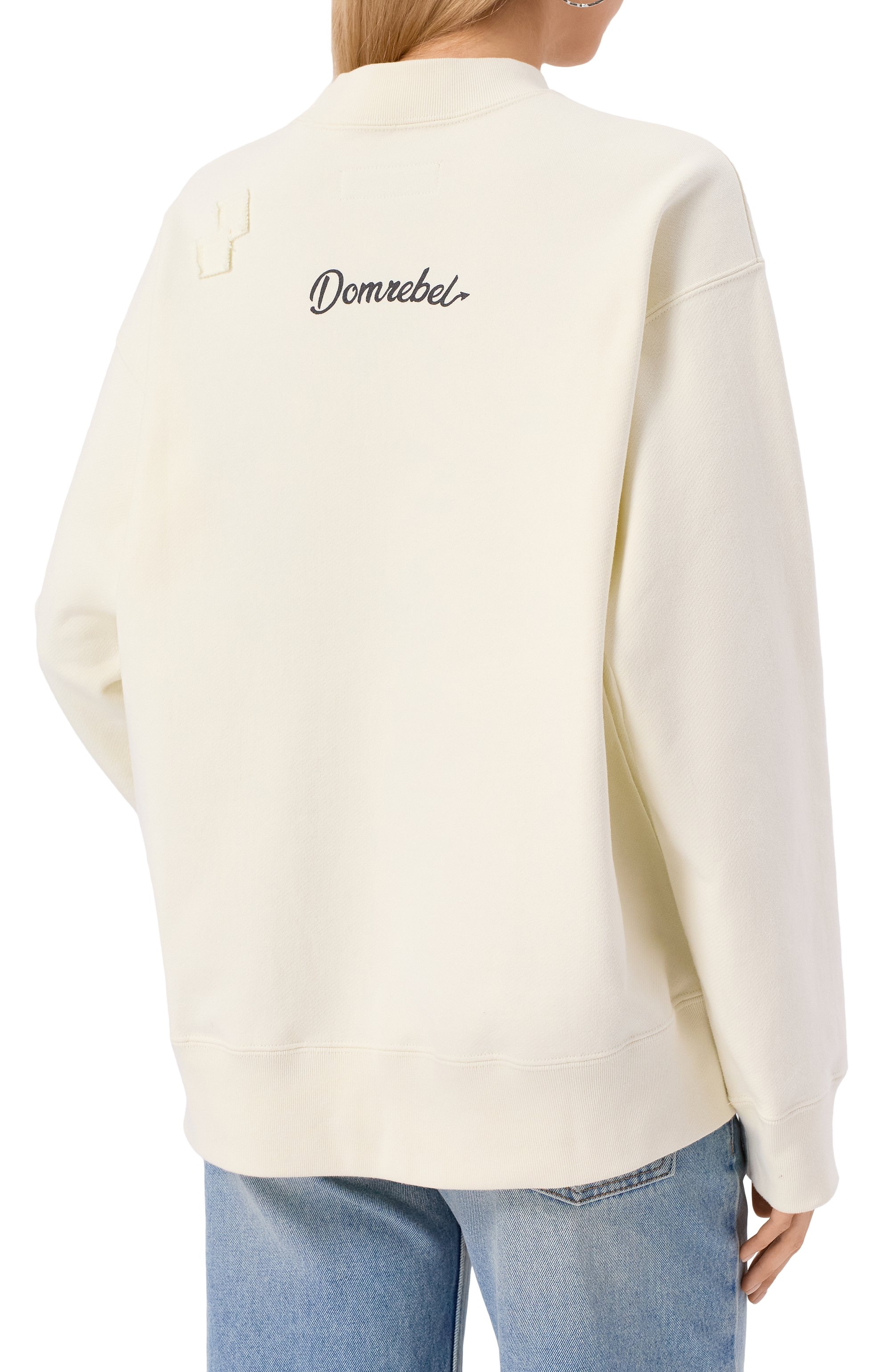 Хлопковый свитшот DOMREBEL, арт. KITTY PUNK SWEATSHIRT, фото 4