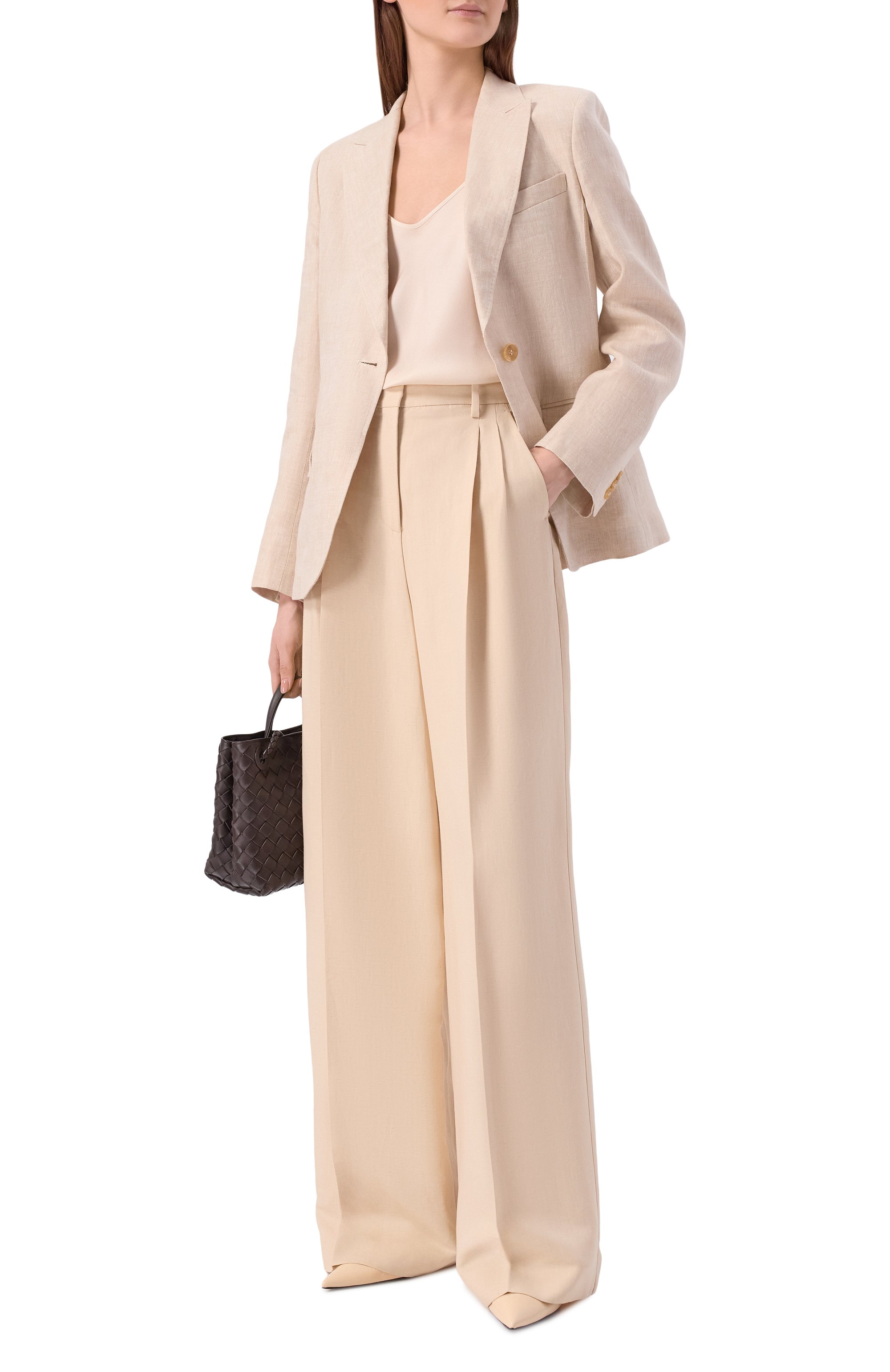 Льняной жакет WEEKEND MAX MARA, арт. WKDNALUT, фото 2