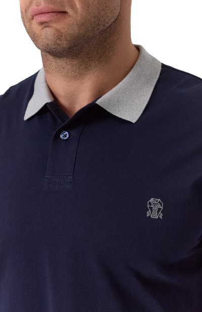 Хлопковое поло BRUNELLO CUCINELLI, арт. M0B138791W, фото 5