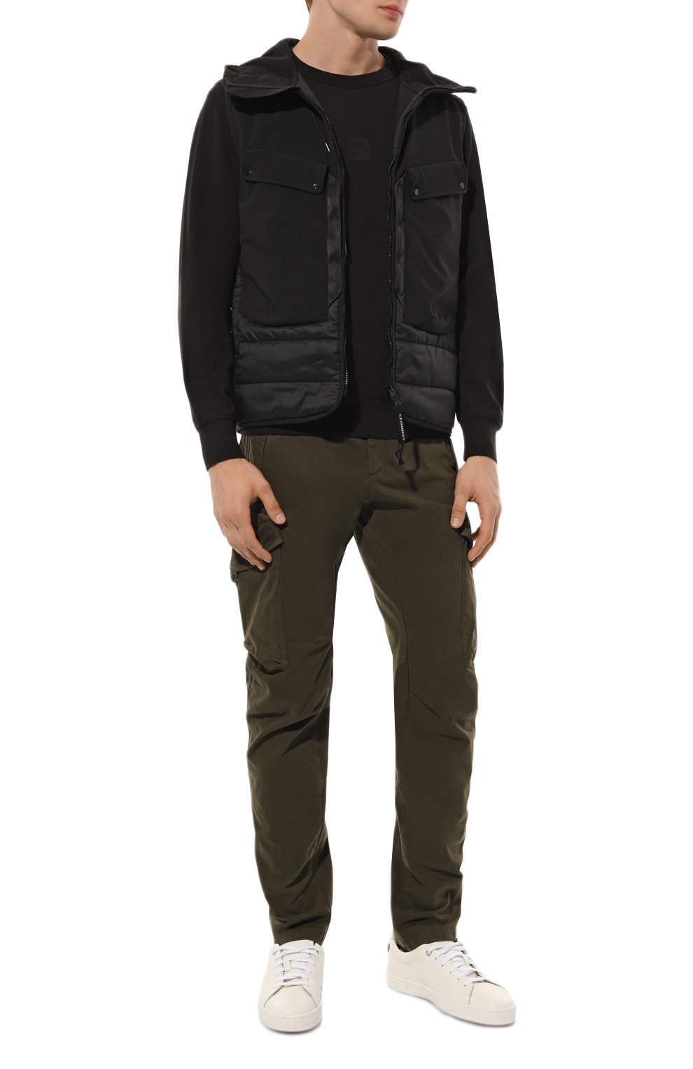 Хлопковый свитшот C.P. COMPANY, арт. 15CLSS230A006452W, фото 2