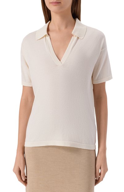 Поло из шелка и хлопка MVST, арт. WS61-612MU, фото 3