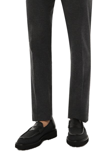 Комбинированные пенни-лоферы DOUCAL'S, арт. DU3333PHILPX658N, фото 3