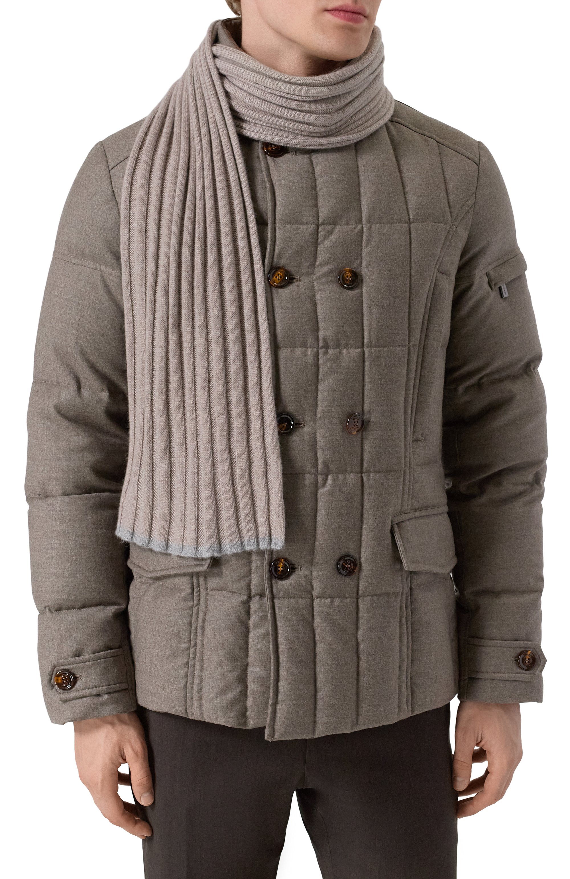 Кашемировый шарф BRUNELLO CUCINELLI, арт. M2240819, фото 2