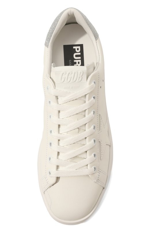 Кожаные кеды Purestar Golden Goose Deluxe Brand GWF00197.F000538 Белый  GWF00197.F000538 Фото 6