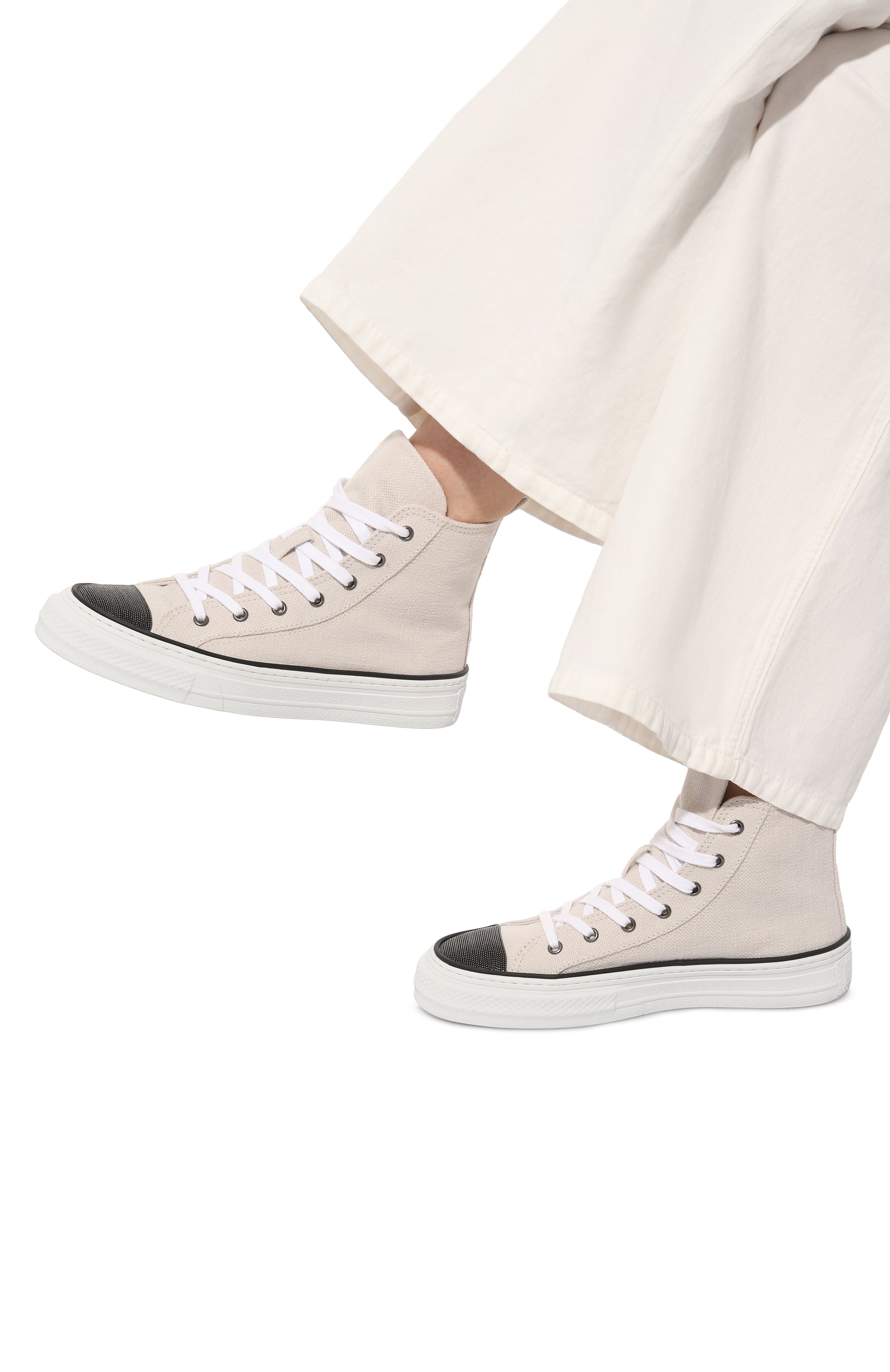 Текстильные кеды BRUNELLO CUCINELLI, арт. MZ58GB1301, фото 3