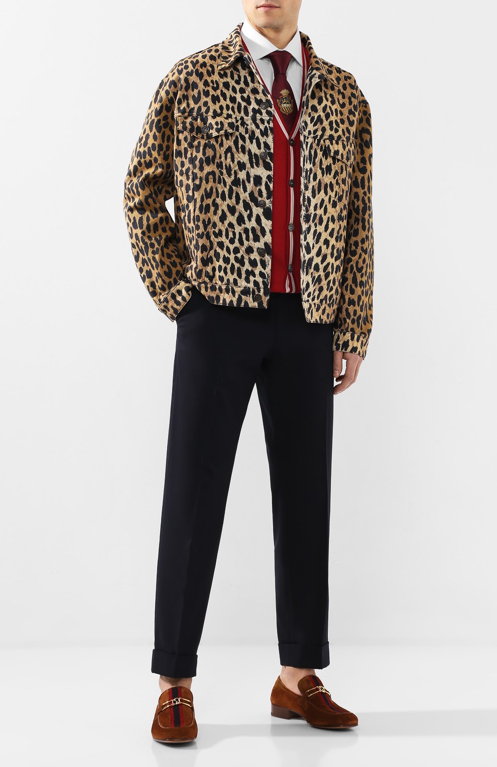 Замшевые лоферы GUCCI, арт. 603684/1DP40, фото 2