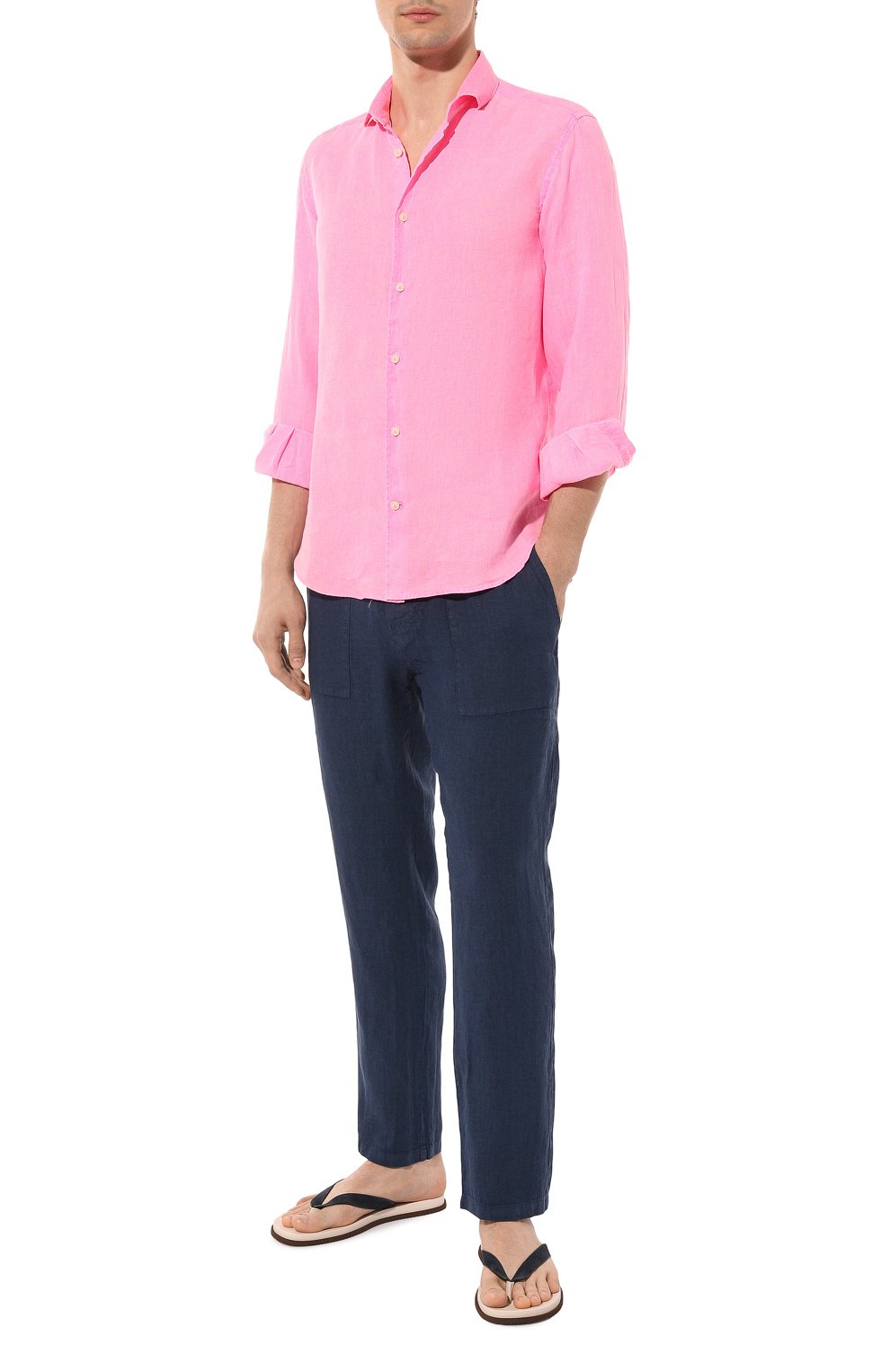 Льняная рубашка MC2 SAINT BARTH, арт. STBM/PAMPL0NA/00825D, фото 2