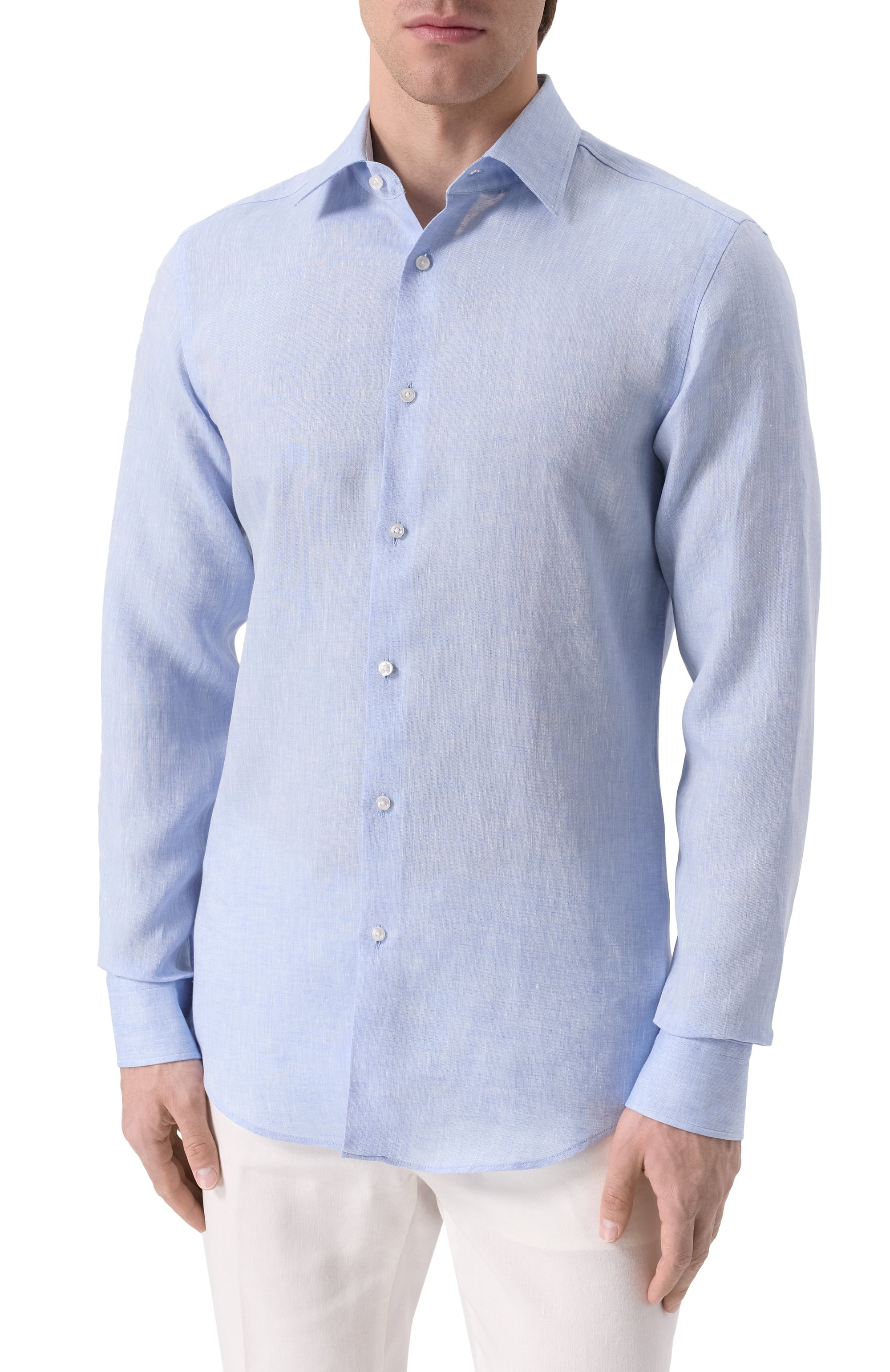 Льняная рубашка BOSS, арт. 50490234, фото 3