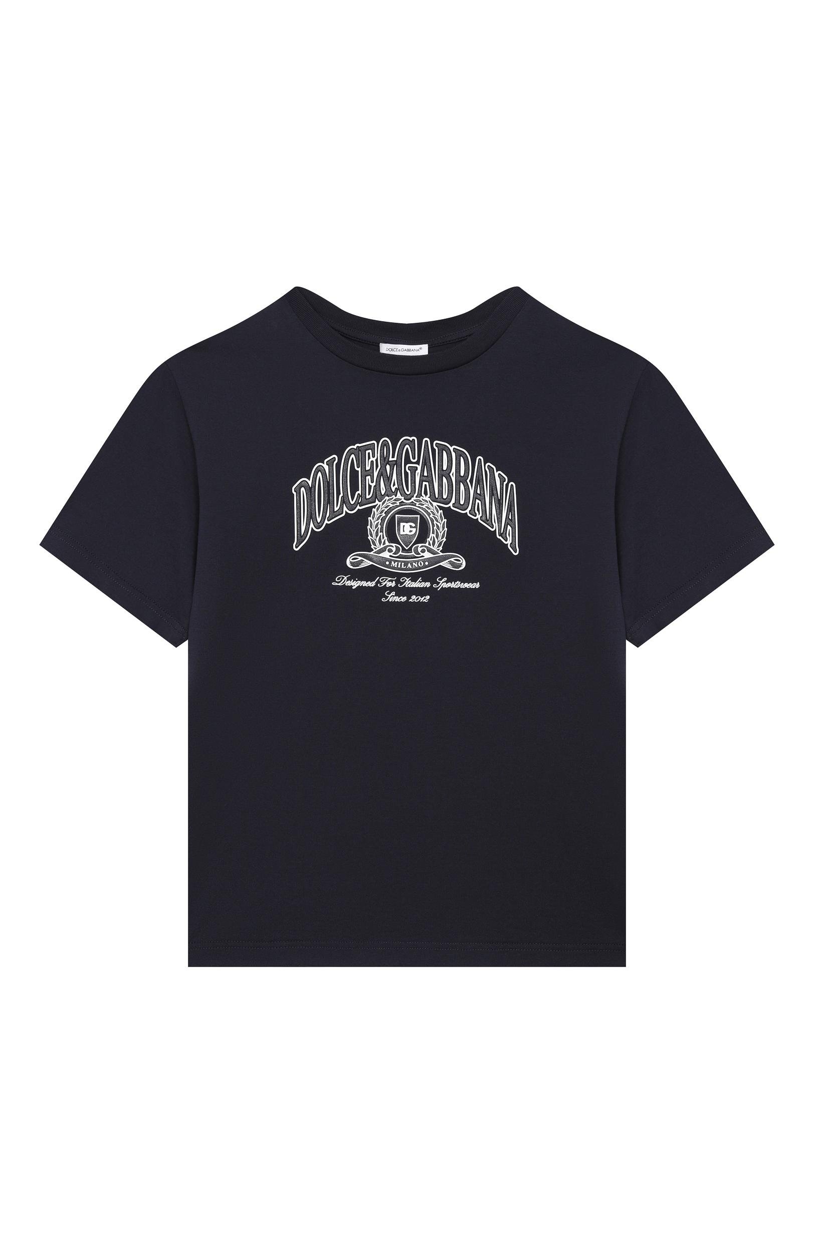 Хлопковая футболка DOLCE & GABBANA, арт. L4JTHV/G7P8B, фото 1