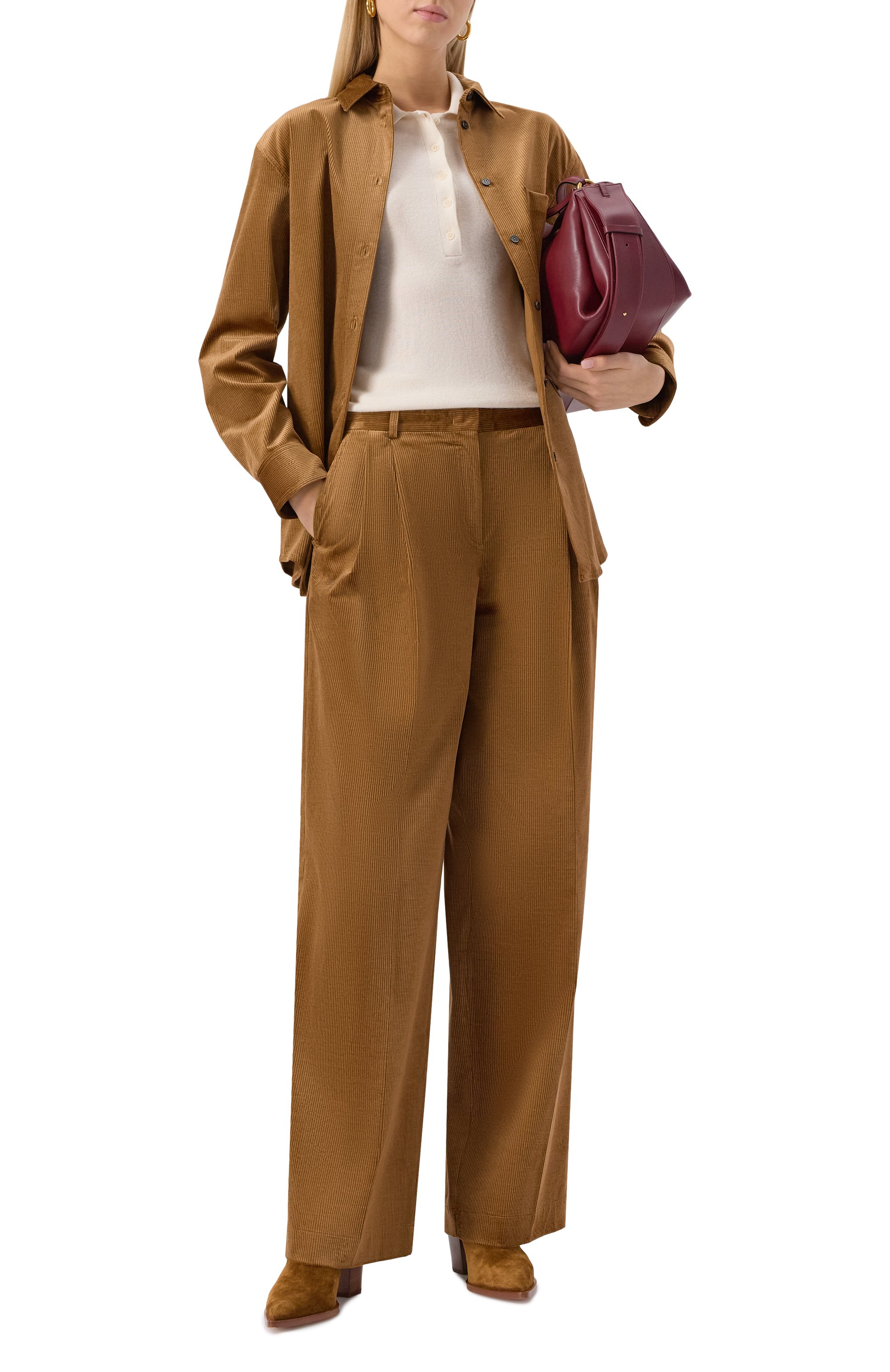 Вельветовая рубашка 12 STOREEZ, арт. 133389, фото 2