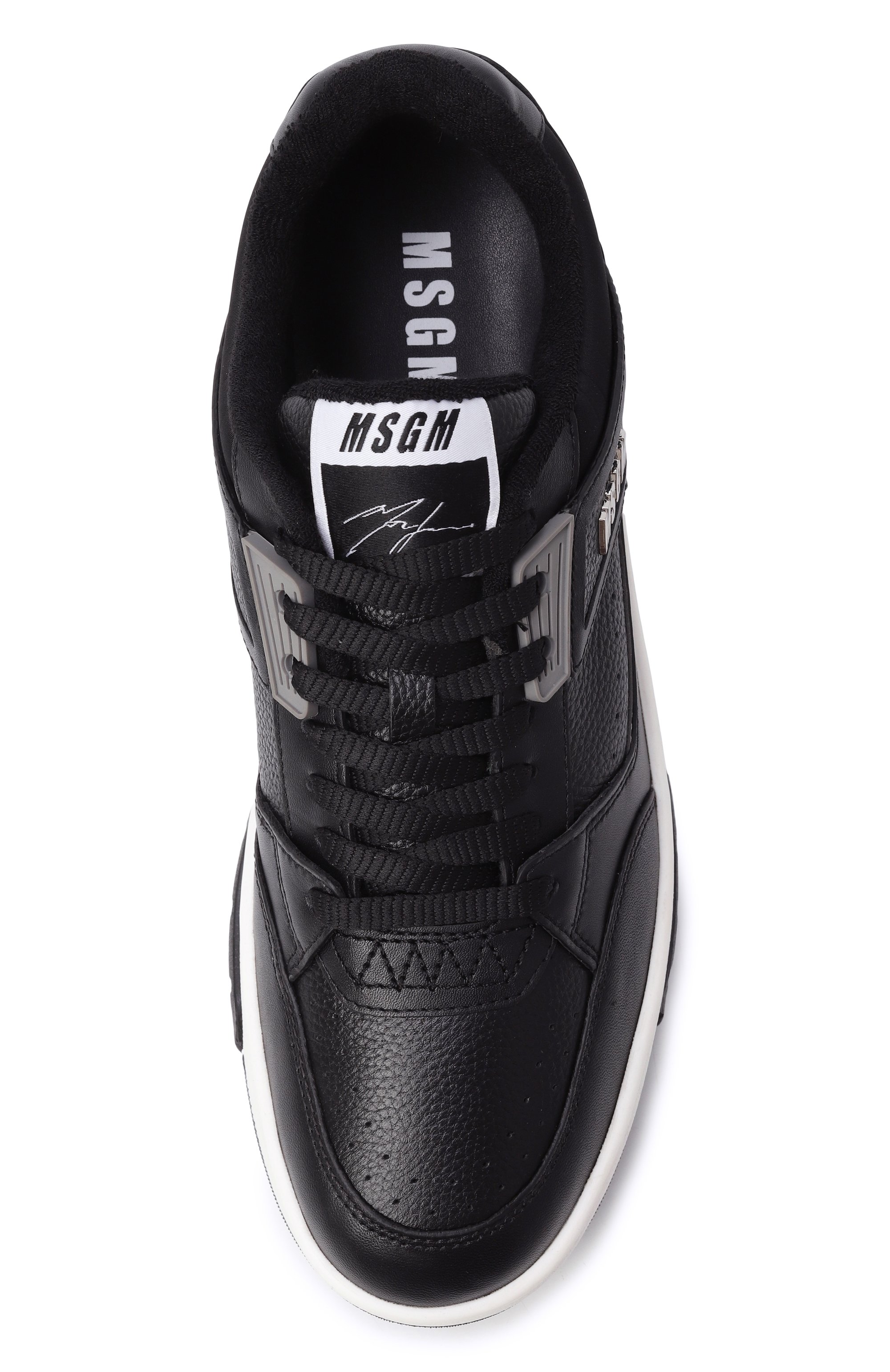 Кожаные кеды MSGM, арт. 3940MS604/886, фото 6