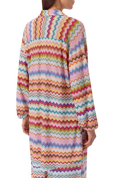Туника из вискозы MISSONI разноцветного цвета по цене 121500 руб., арт. MC24SK00/BR014F, фото 4 Туника из вискозы MISSONI, арт. MC24SK00/BR014F, фото 4