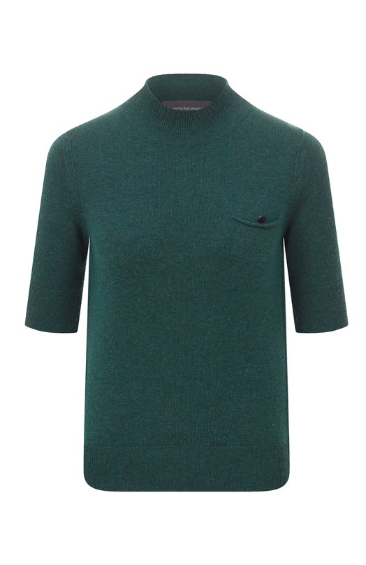 Пуловер из шерсти и кашемира Lorena Antoniazzi TM13A/2472 Зелёный TM13A/2472
