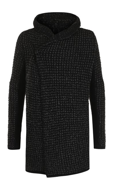 Удлиненный шерстяной кардиган с капюшоном MASNADA, арт. M19M03, фото 1