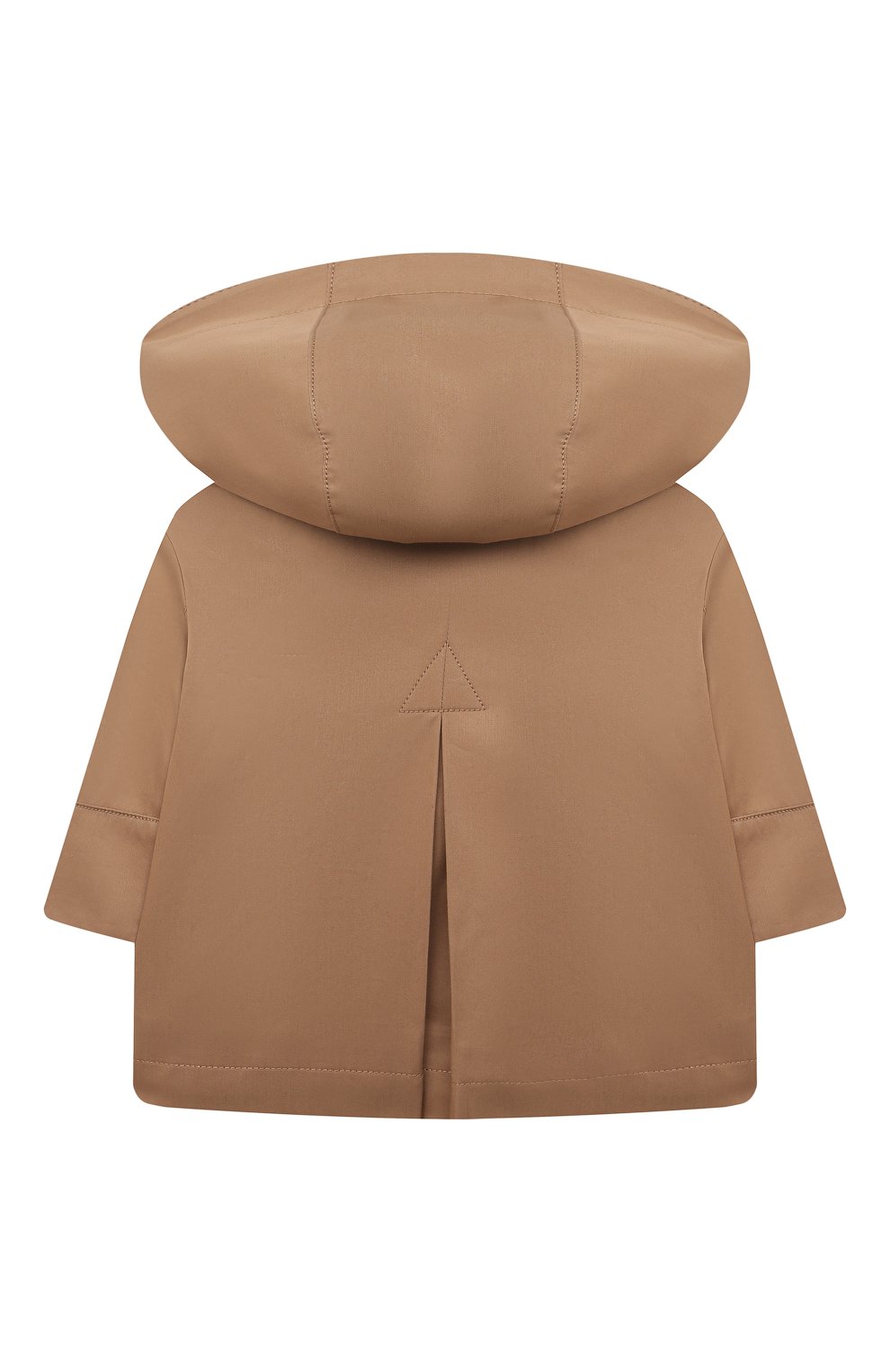 Хлопковый тренч с капюшоном BURBERRY бежевого цвета по цене 49150 руб., арт. 8041204, фото 2 Хлопковый тренч с капюшоном BURBERRY, арт. 8041204, фото 2