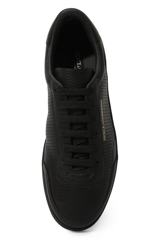 Кожаные кеды Saint Tropez Dolce & Gabbana CS2256/AR837 Чёрный  CS2256/AR837 Фото 6