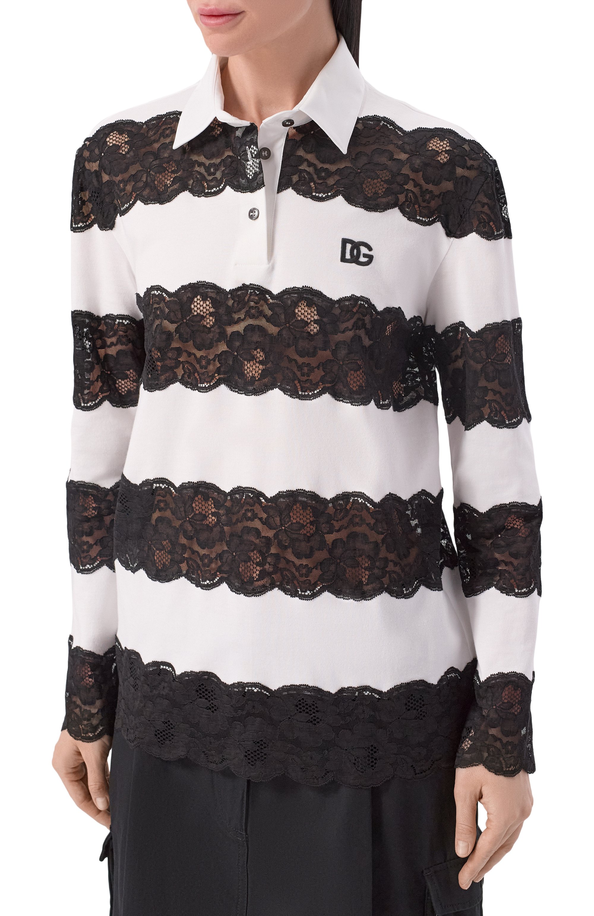 Хлопковое поло DOLCE & GABBANA, арт. F8W07Z/GDDML, фото 3