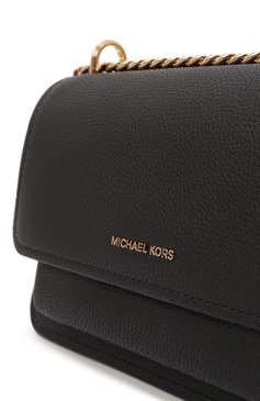 Женская сумка claire large MICHAEL MICHAEL KORS черного цвета, арт. 30T4GC7L3T | Фото 3 (Ремень/цепочка: На ремешке; Размер: large; Драгоценные камни: Проставлено; Материал: Натуральная кожа; Материал сплава: Проставлено)