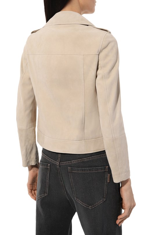 Замшевая куртка Brunello Cucinelli M0PCL2873P Бежевый  M0PCL2873P Фото 4