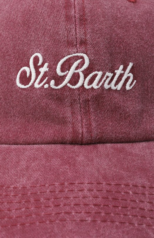 Хлопковая бейсболка MC2 Saint Barth STBA DAVIS N/01848H Красный  STBA DAVIS N/01848H Фото 4