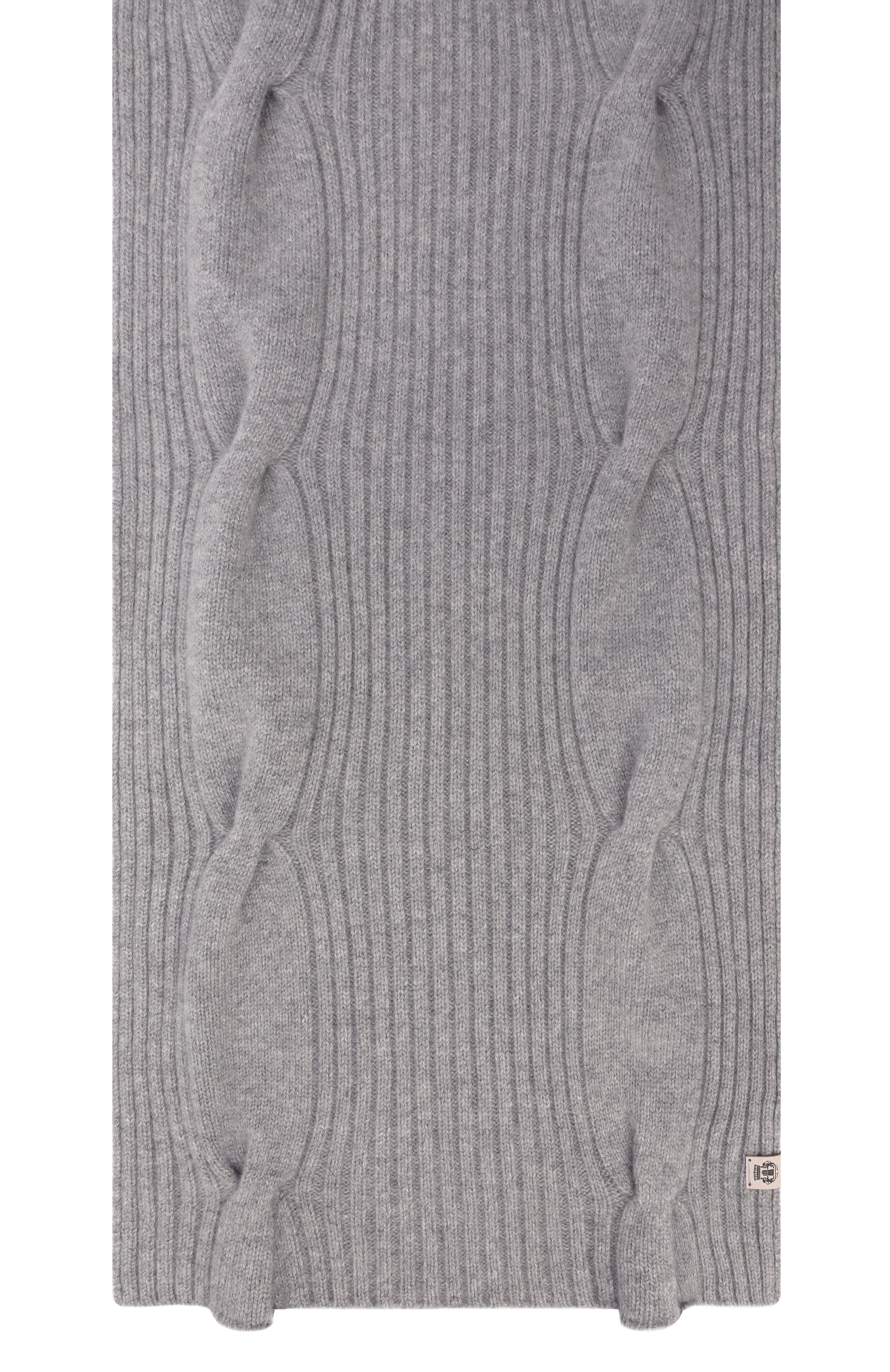 Кашемировый шарф ROECKL серого цвета по цене 42200 руб., арт. 21021-2690, фото 4 Кашемировый шарф ROECKL, арт. 21021-2690, фото 4