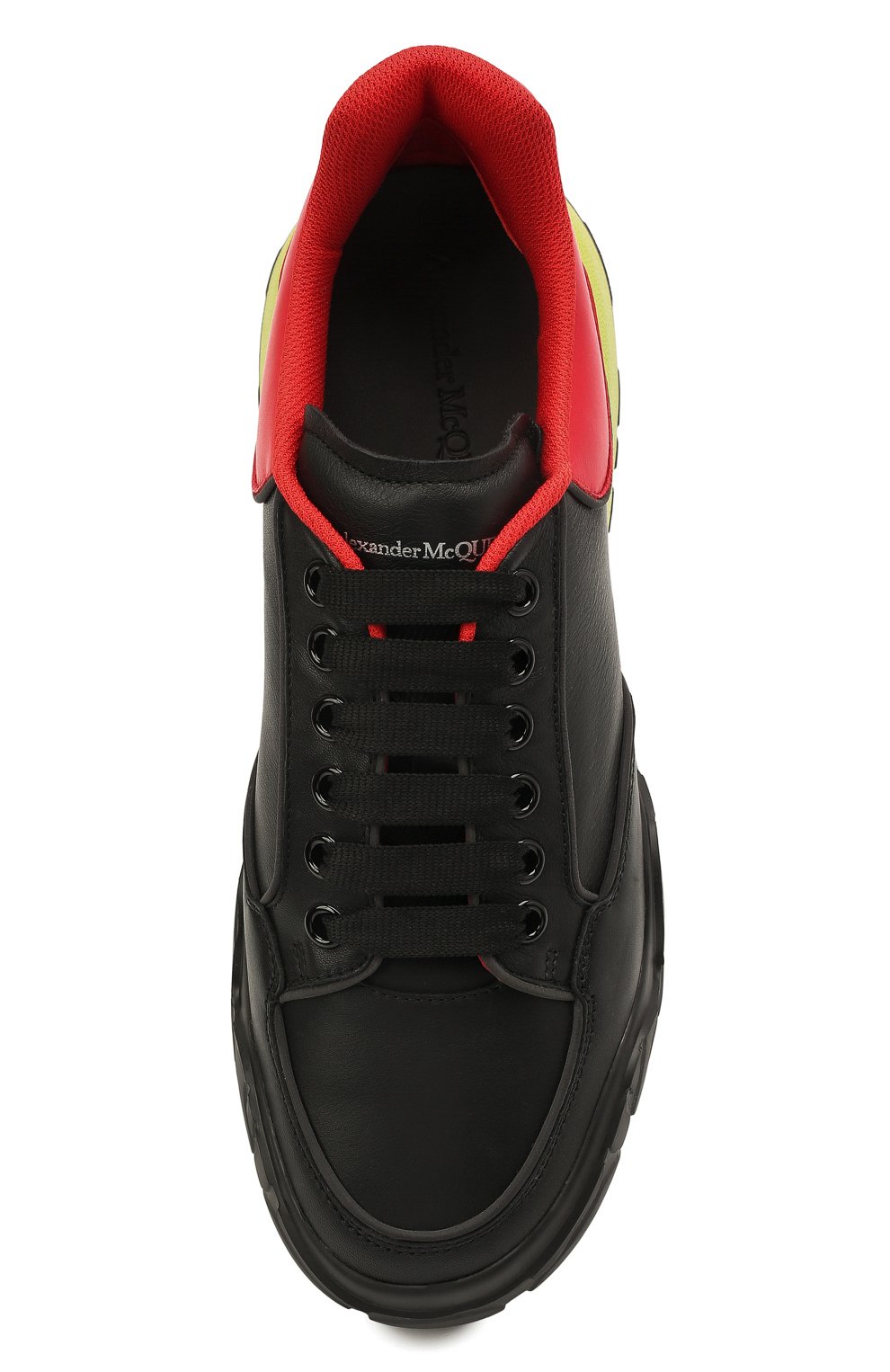 Кожаные кроссовки court ALEXANDER MCQUEEN, арт. 682810/WIAMA, фото 6
