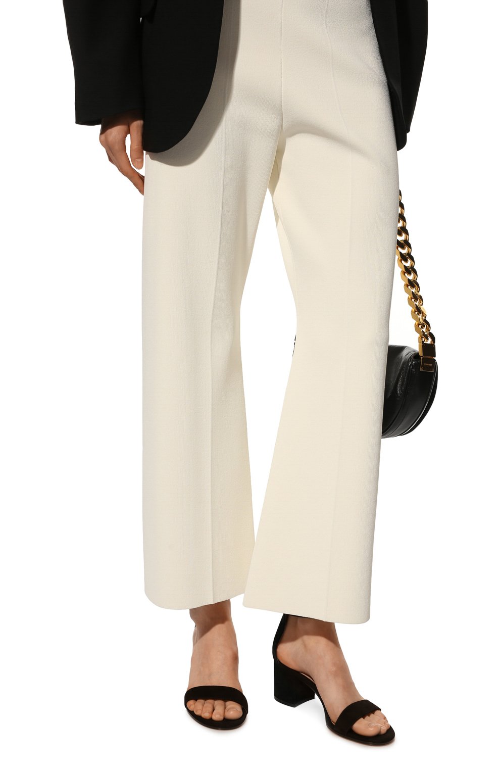 Замшевые босоножки versilia 60 GIANVITO ROSSI черного цвета по цене 87600 руб., арт. G60357.60RIC.CAMNER0, фото 3 Замшевые босоножки versilia 60 GIANVITO ROSSI, арт. G60357.60RIC.CAMNER0, фото 3