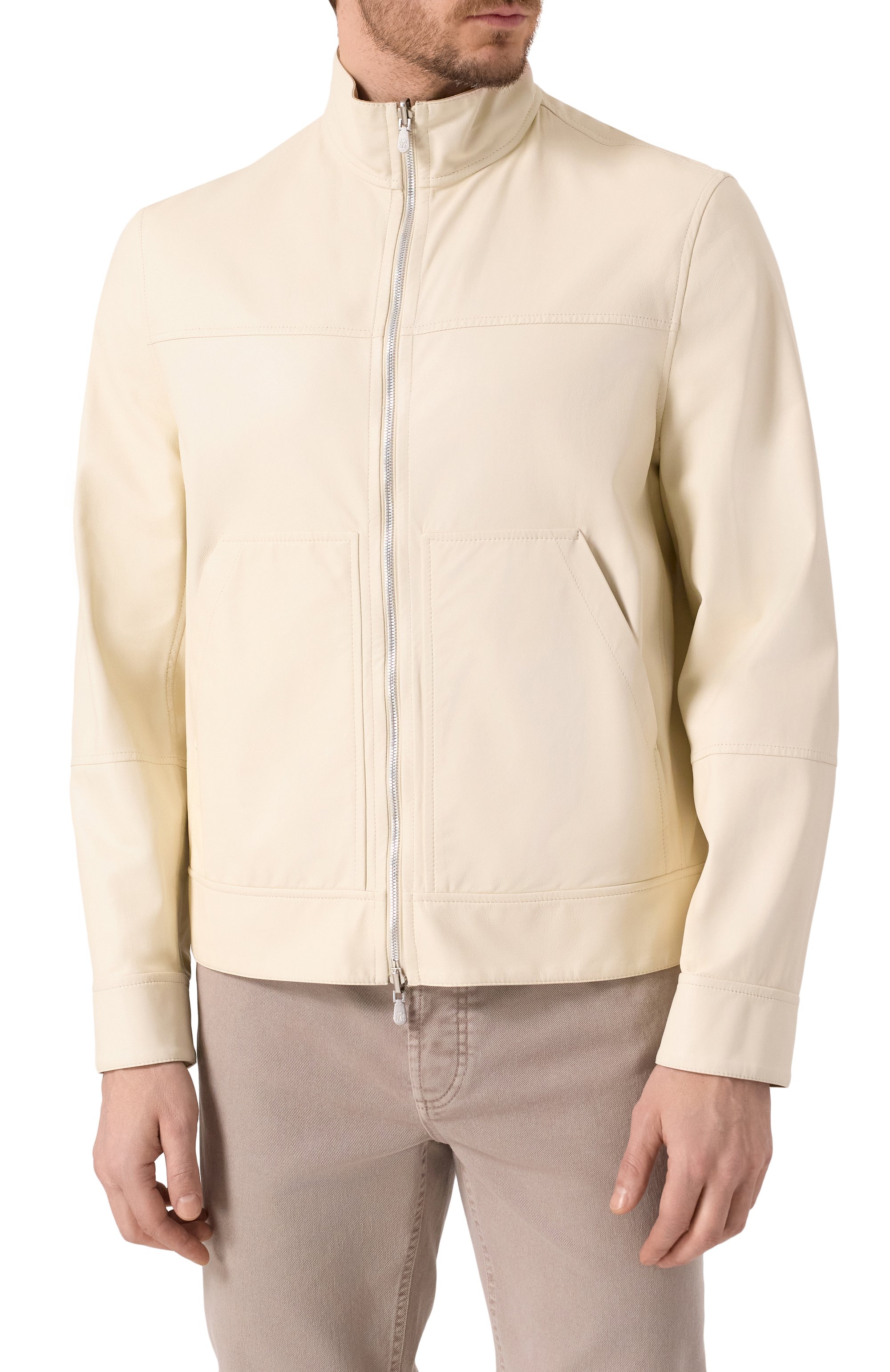 Двусторонняя кожаная куртка BRUNELLO CUCINELLI, арт. MPFLY2036, фото 3