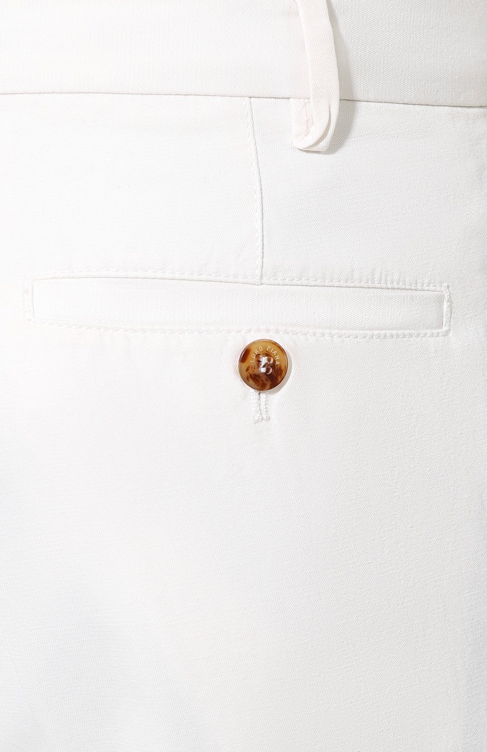 Брюки из смеси хлопка и льна LORO PIANA, арт. FAB9001, фото 5