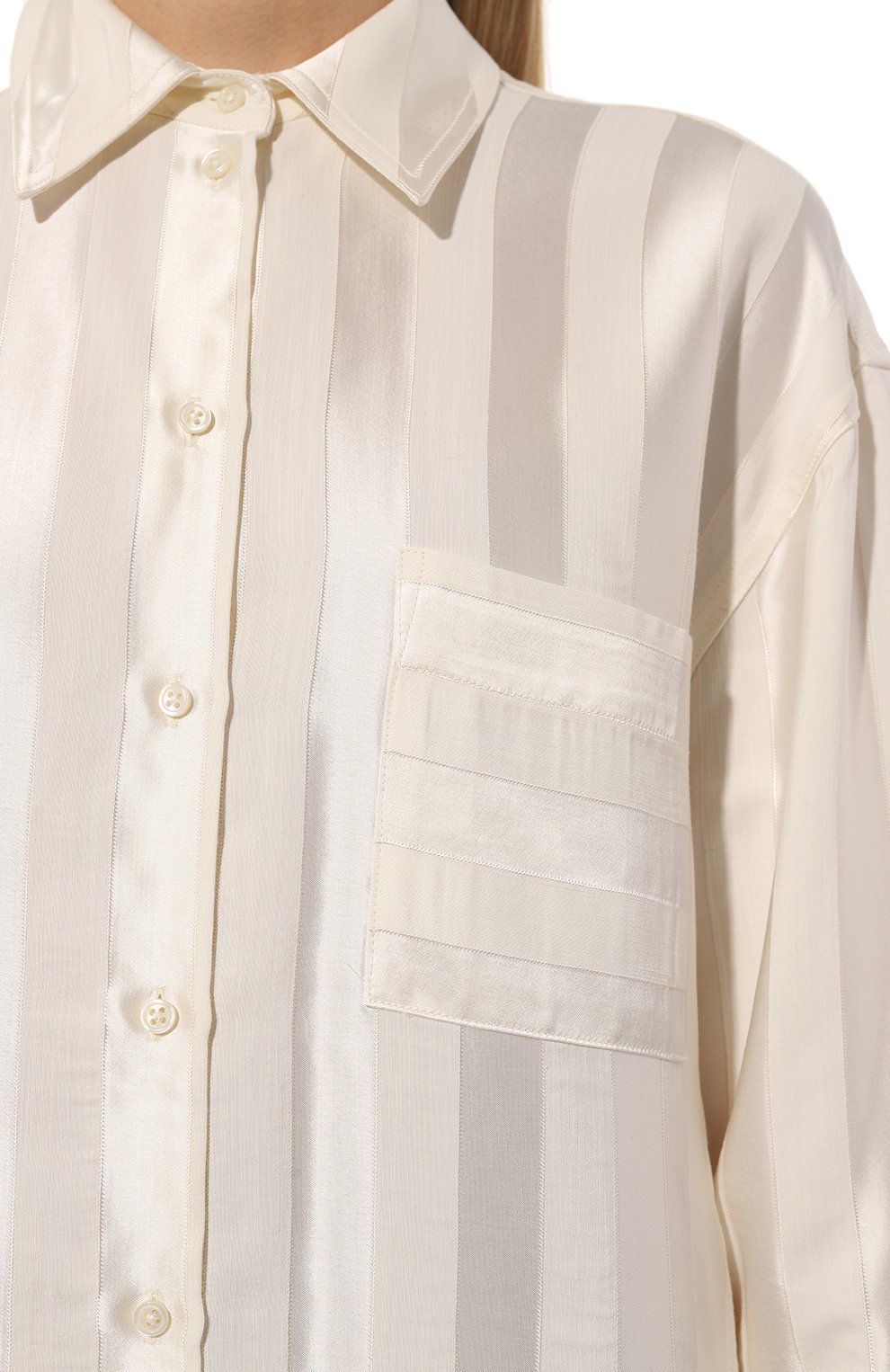 Рубашка из вискозы и хлопка LOULOU DE SAISON, арт. GRANT, фото 5