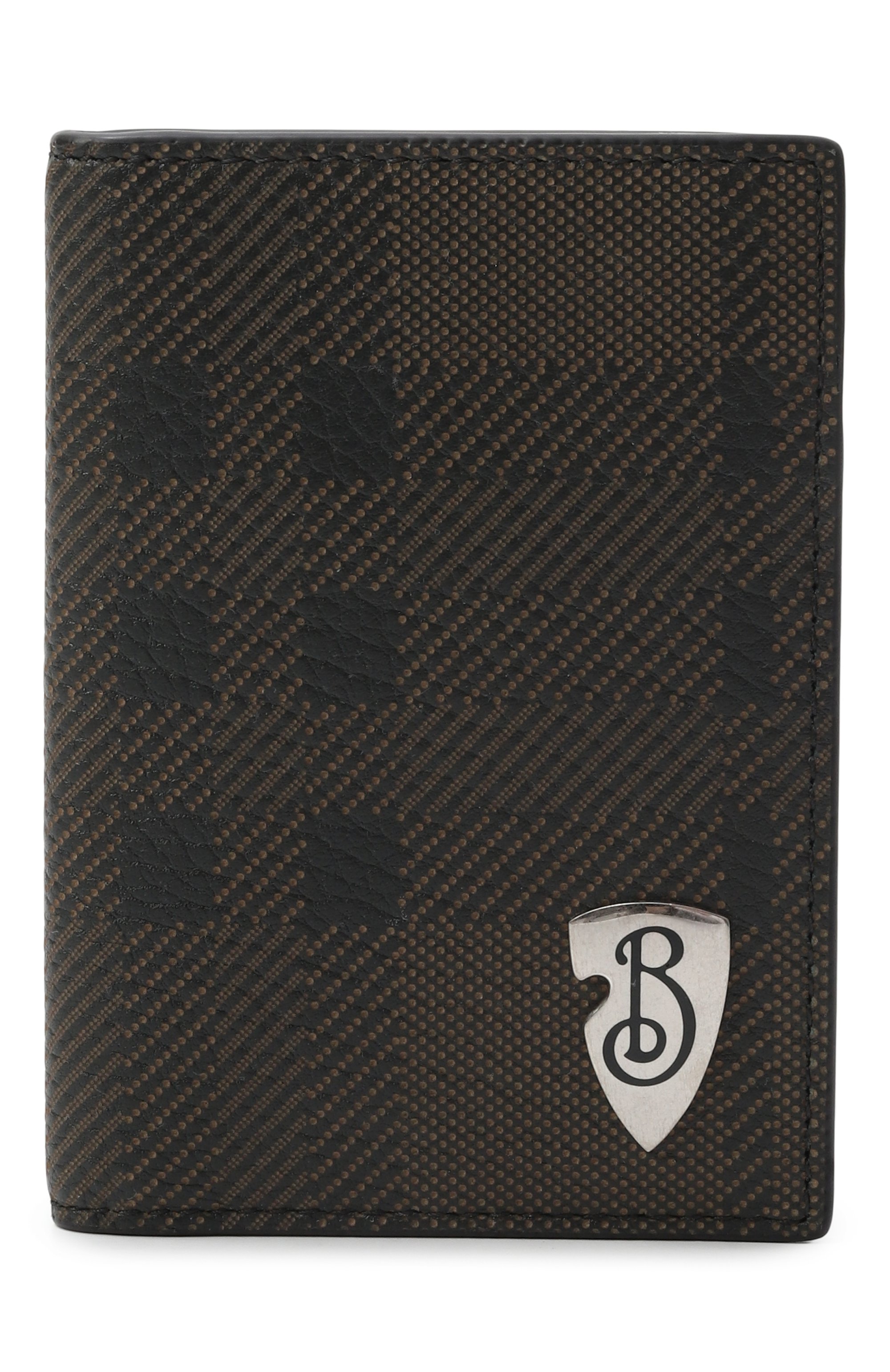 Кожаный футляр для кредитных карт BURBERRY темно-коричневого цвета по цене 47350 руб., арт. 8103027, фото 1 Кожаный футляр для кредитных карт BURBERRY, арт. 8103027, фото 1