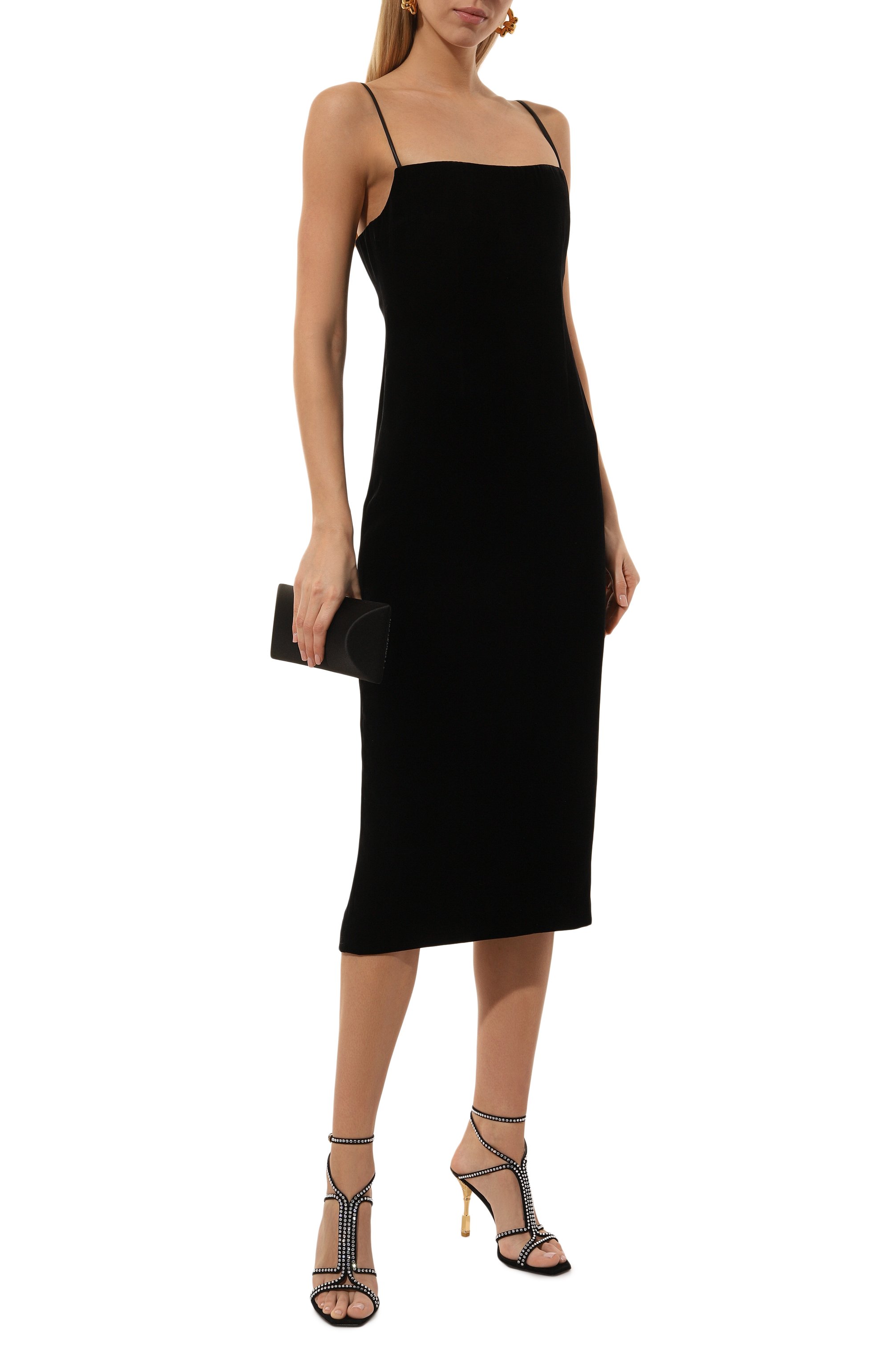 Замшевые босоножки moneta 95 BALMAIN, арт. BN1UH909/LCCD, фото 2