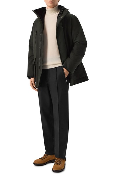 Шерстяные брюки GIORGIO ARMANI черного цвета по цене 382000 руб., арт. GM004808/TE17419, фото 2 Шерстяные брюки GIORGIO ARMANI, арт. GM004808/TE17419, фото 2