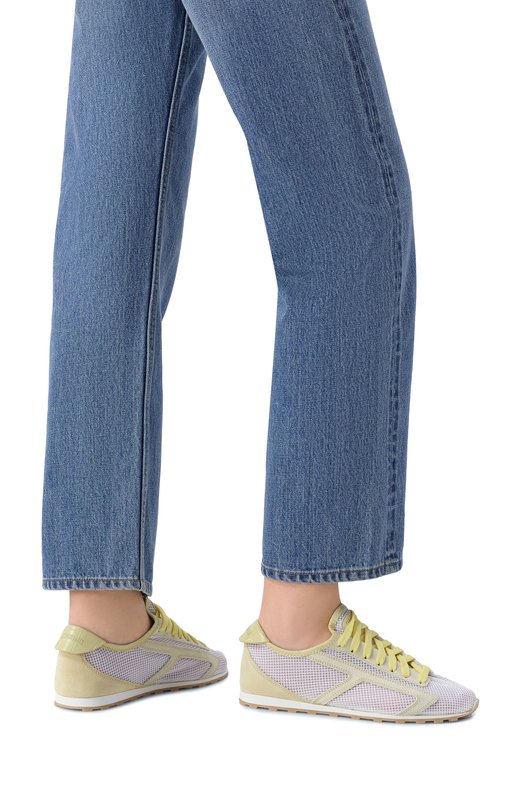 Комбинированные кроссовки Les Tennis Jacquemus 26EF0W00175/AE00082 Белый  26EF0W00175/AE00082 Фото 2