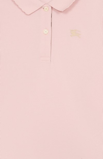 Хлопковое поло BURBERRY, арт. 8117425, фото 3