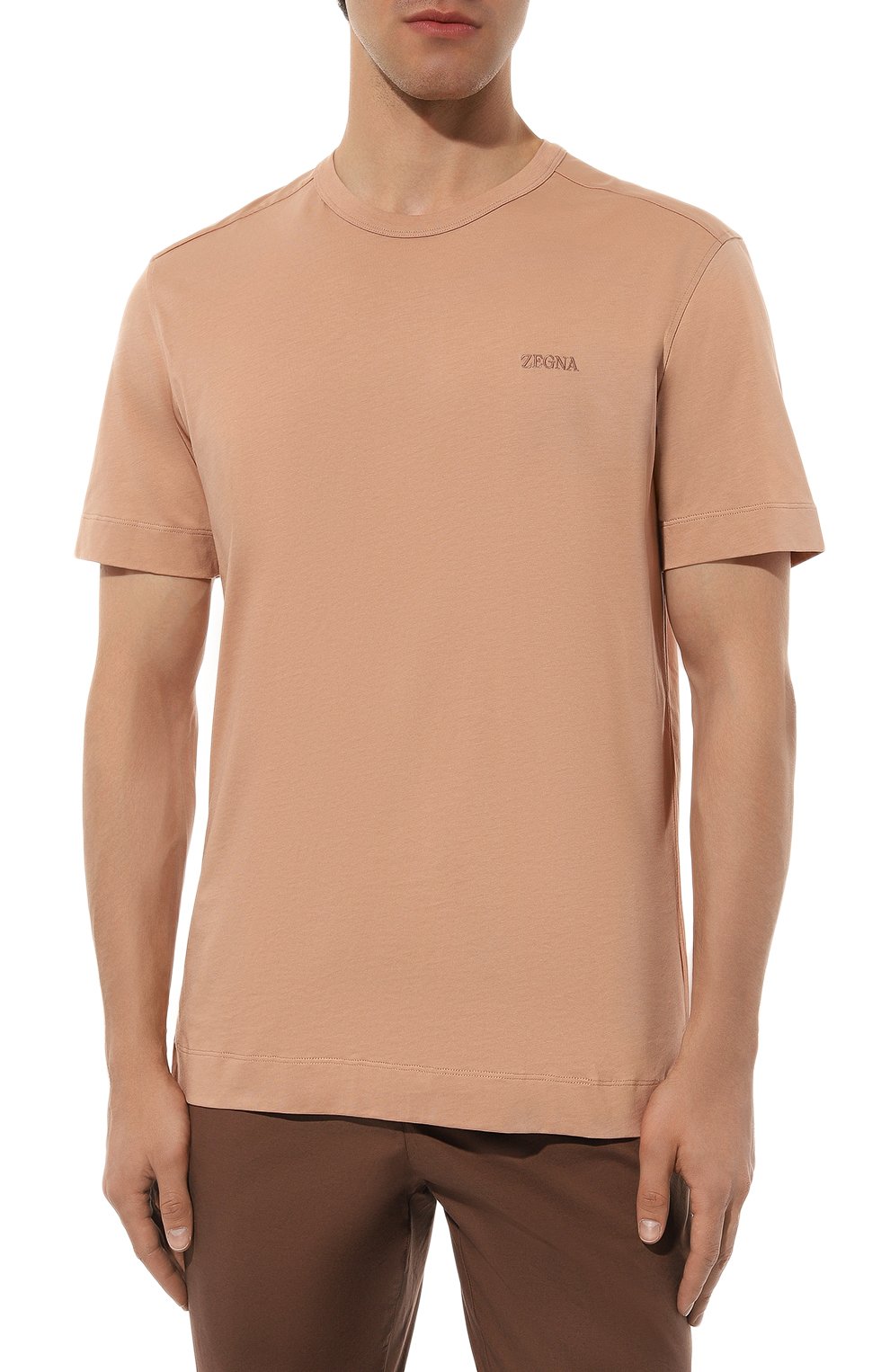 Хлопковая футболка ZEGNA, арт. UD360A7/D760, фото 3