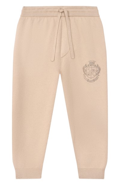 Джоггеры из хлопка и кашемира DOLCE & GABBANA, арт. L4KP16/JGMF0_001