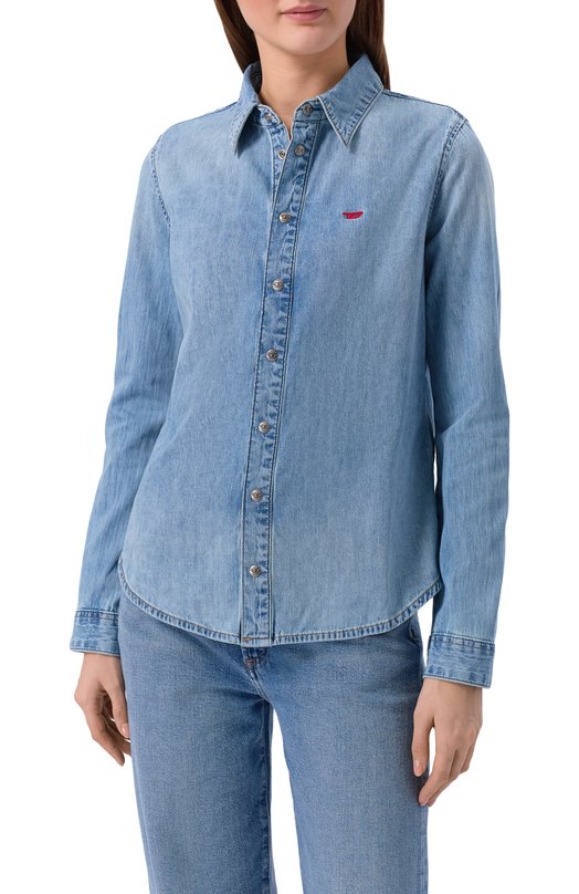 Джинсовая рубашка Diesel A15808/0IRAB Голубой  A15808/0IRAB Фото 3